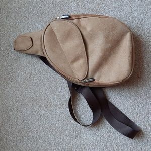 NWOT.  Travelon Suede Bag